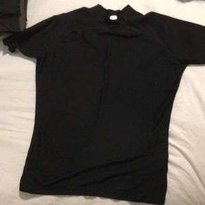 Black rash guard
